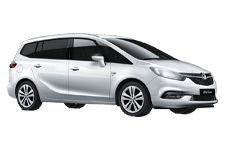 Car Hire Lytham St Annes - Vauxhall Zafira 7-Seater - Minibus hire Lytham st annes